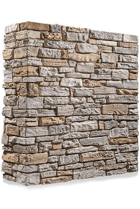 Pant de mur en pierre reconstituée rastone grand canyon
