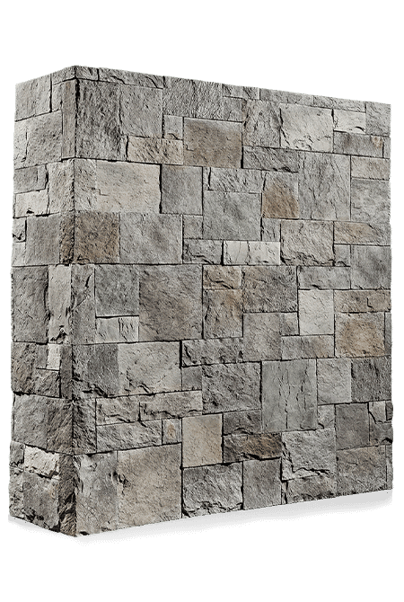 Pant de mur en pierre reconstituée rastone petra