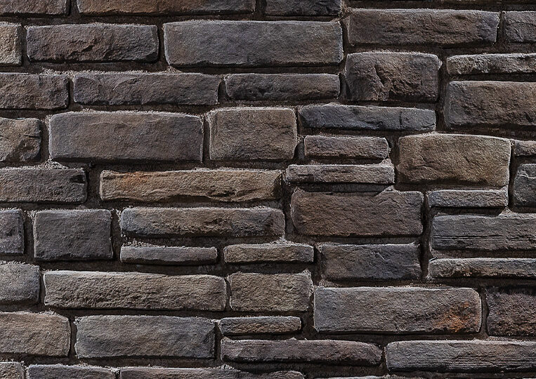 Mur en pierre reconstituée country stone gordion kahve