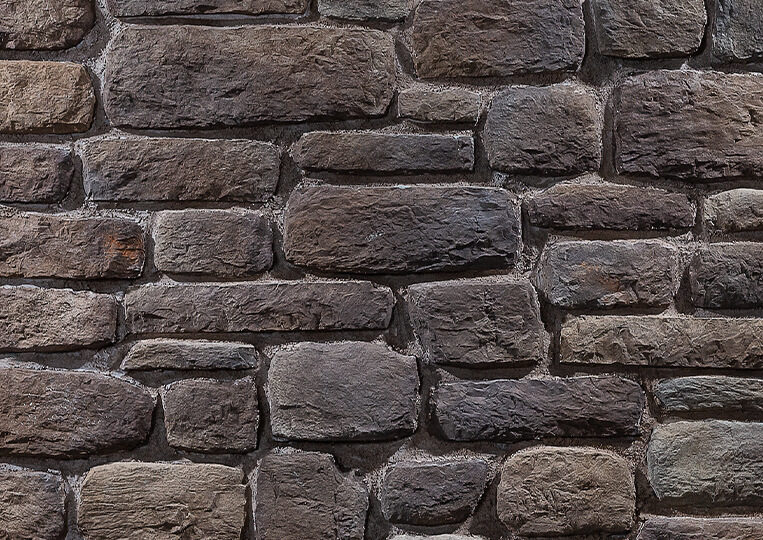 Mur en pierre reconstituée country stone sillyon kahve